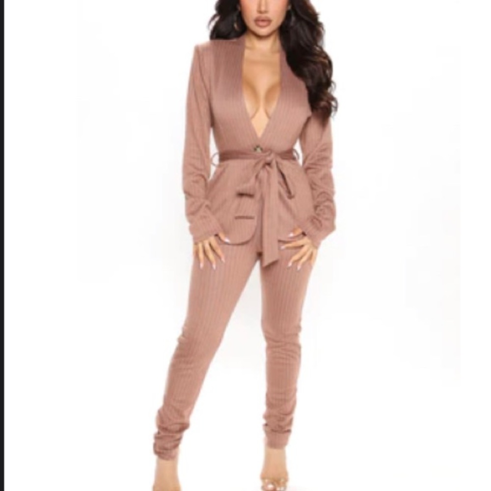 Rose Striped Suit